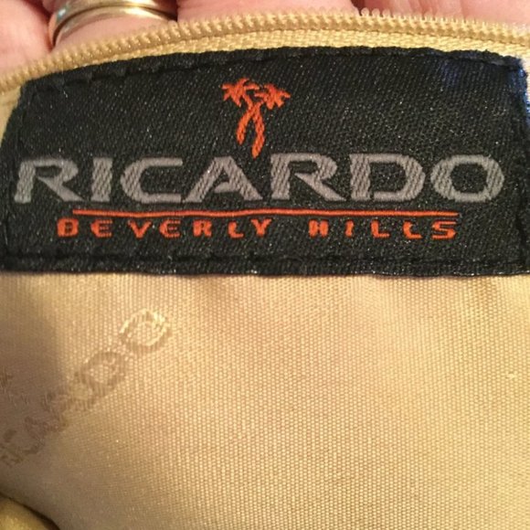 Ricardo Beverly Hills shoulder bag faux straw look - Picture 8 of 9